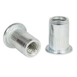 vendita online Inserto filettato zigrinato a testa cilindrica in acciaio inox aisi 304 cu Inserti filettati Sacto